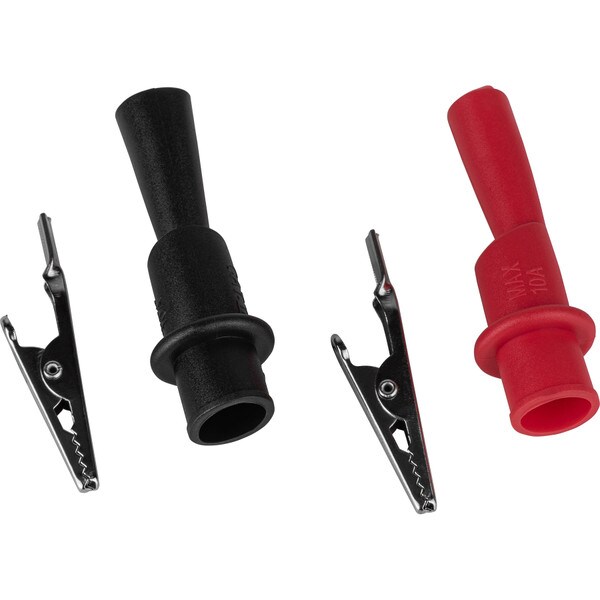 Main product image for Push-On Alligator Red and Black Clip Pair for Test Leads 50mm 1000V 390-330